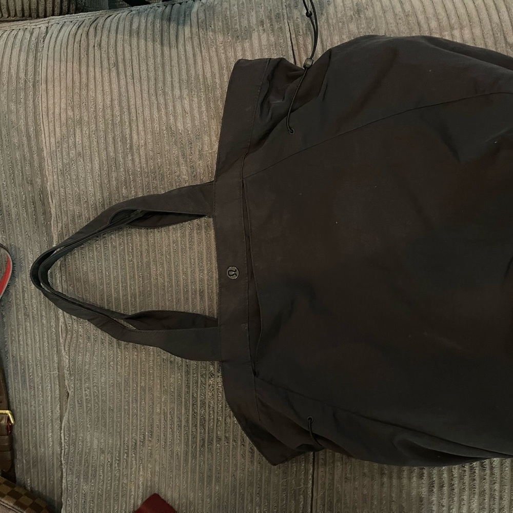 Lululemon Black Tote Bag